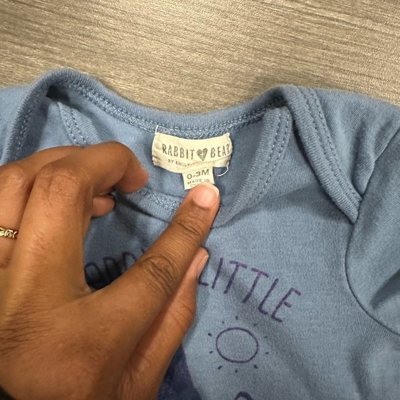 Rabbit Bear two set 0-3 months old baby bodysuit - Picture 7 of 7